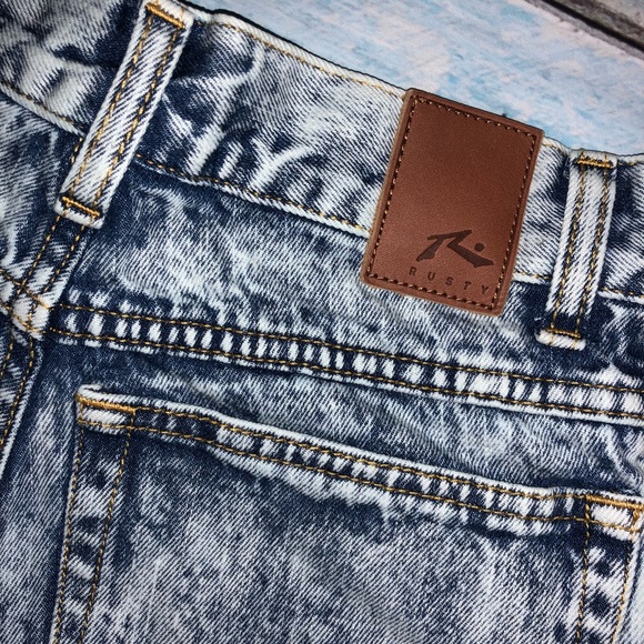 🆕Rusty Minty Hi Wash Vintage Acid Blue Minty High - Picture 5 of 5